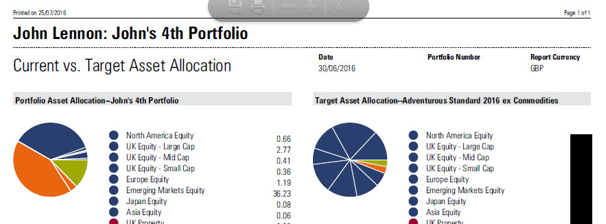 2016/17 Asset Allocations & Market Assumptions